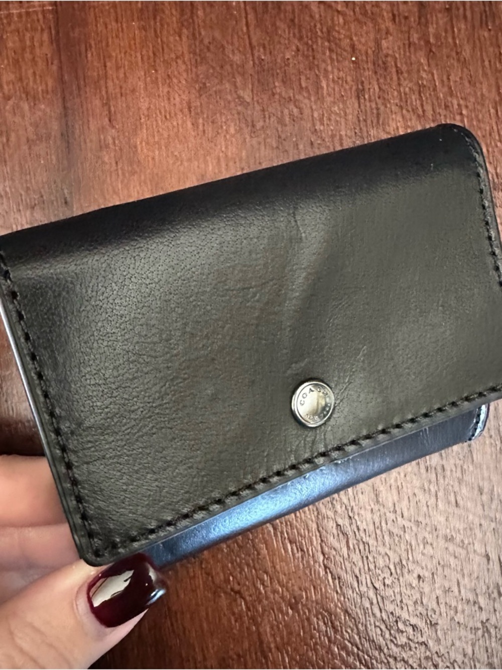 Coach Water Buffalo Coin/Card Case 21797 - Picture 3 of 16